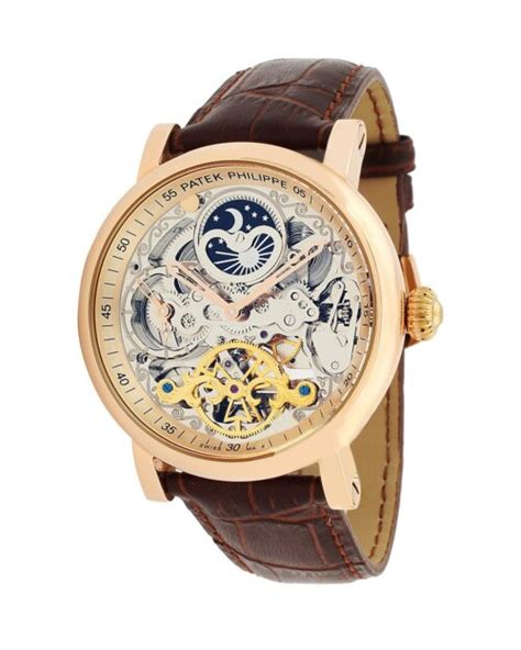 patek philippe brown leather watch price|Patek Philippe watch online.